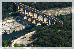 Baptême de l'air Pont du Gard