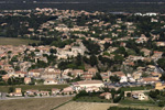 photo aérienne de Rochefort du Gard (Gard)